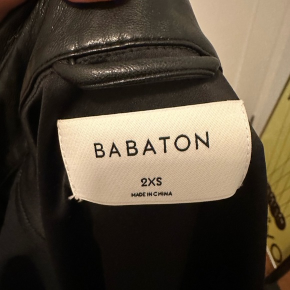 ARITZIA VEGAN LEATHER SHIRT JACKET - Picture 3 of 5